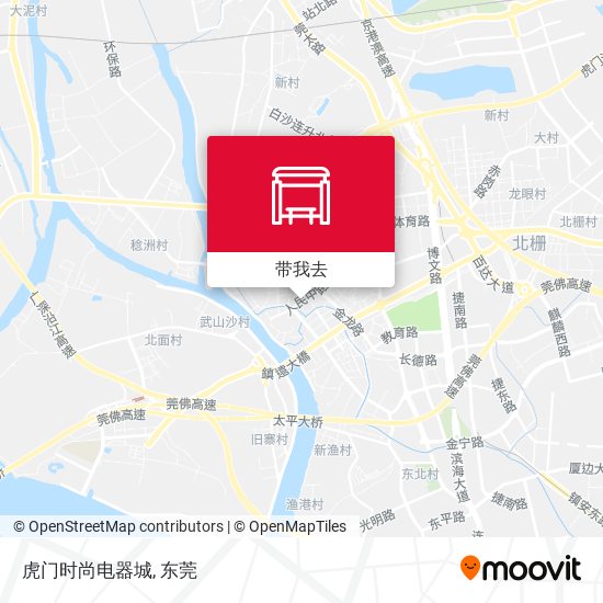 虎门时尚电器城地图