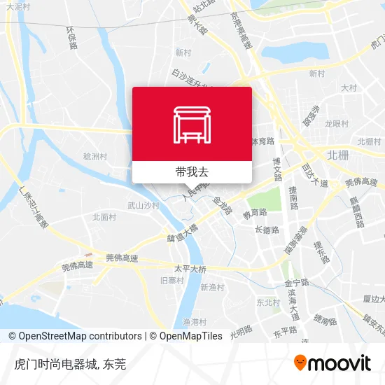 虎门时尚电器城地图