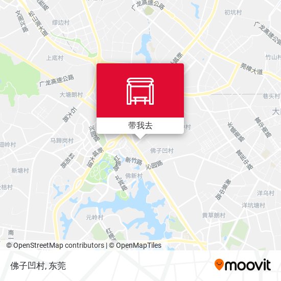 佛子凹村地图