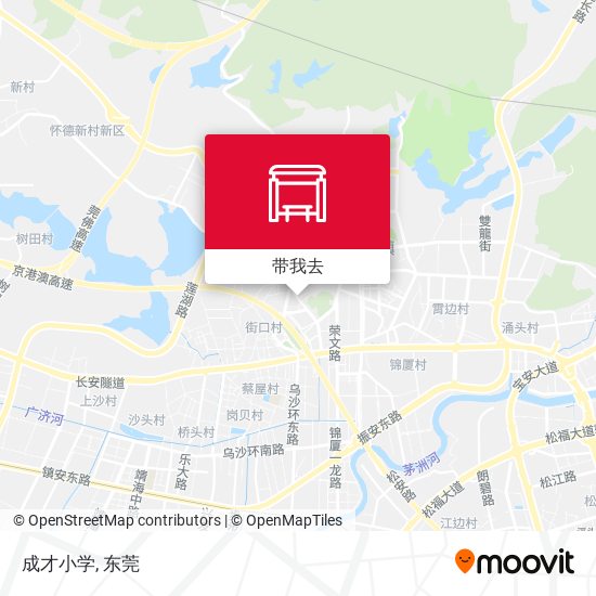 成才小学地图