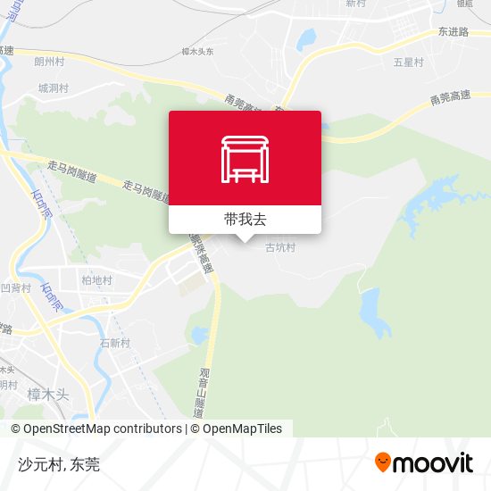 沙元村地图