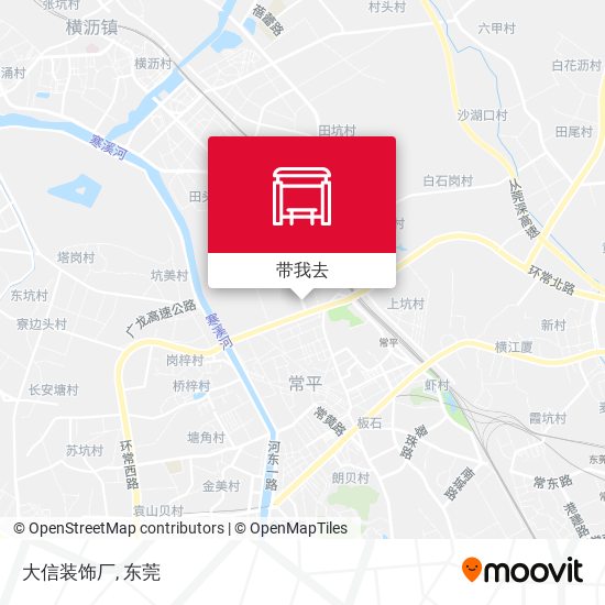 大信装饰厂地图
