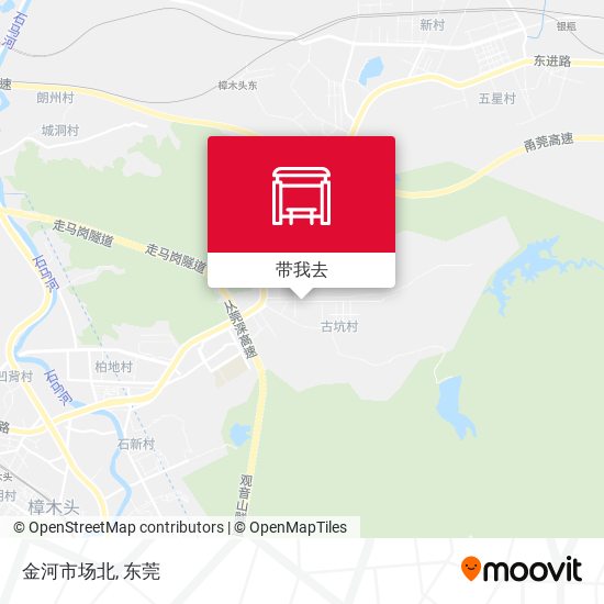 金河市场北地图