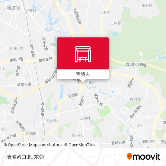 清溪路口北地图