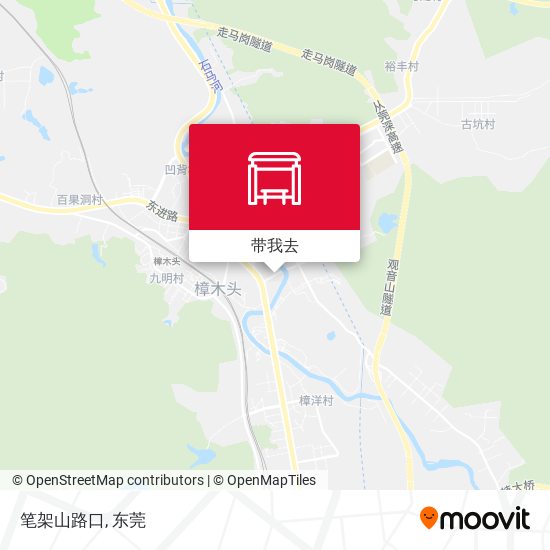笔架山路口地图