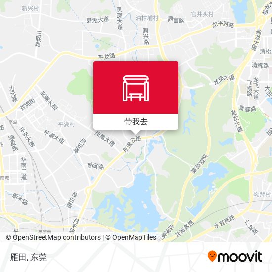 雁田地图