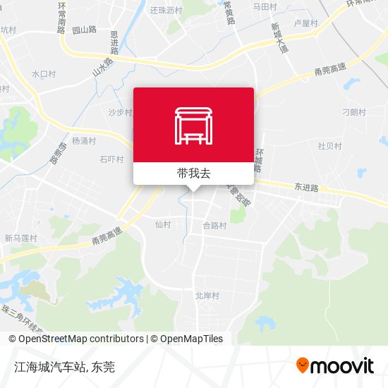 江海城汽车站地图