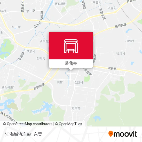 江海城汽车站地图