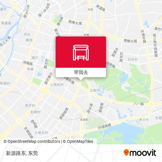 新源路东地图