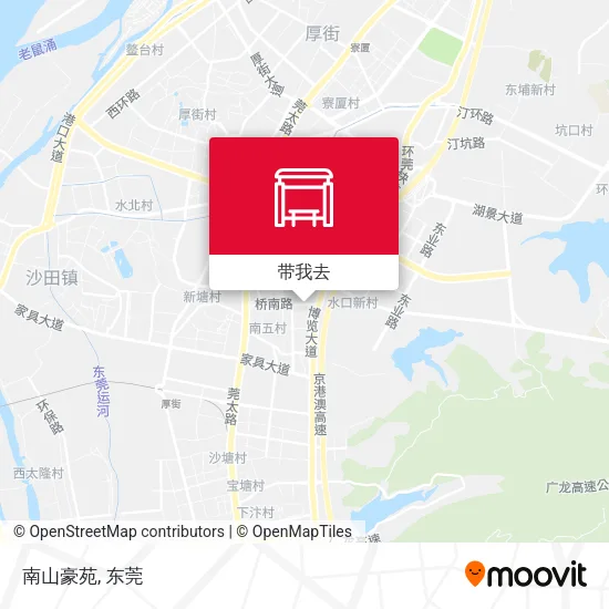 南山豪苑地图