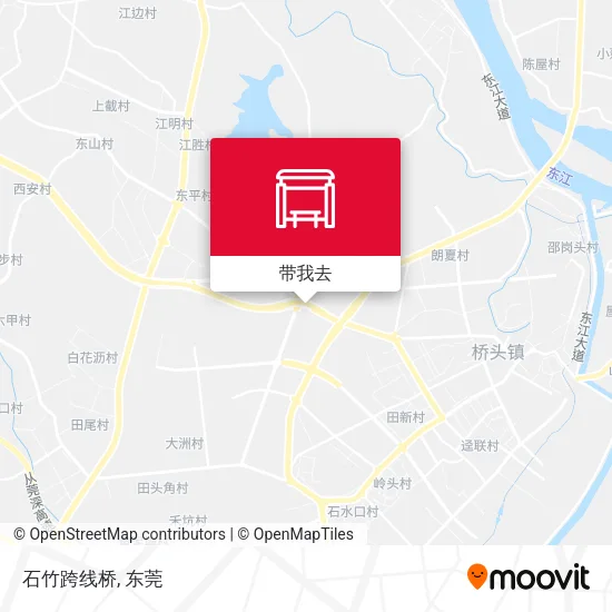 石竹跨线桥地图