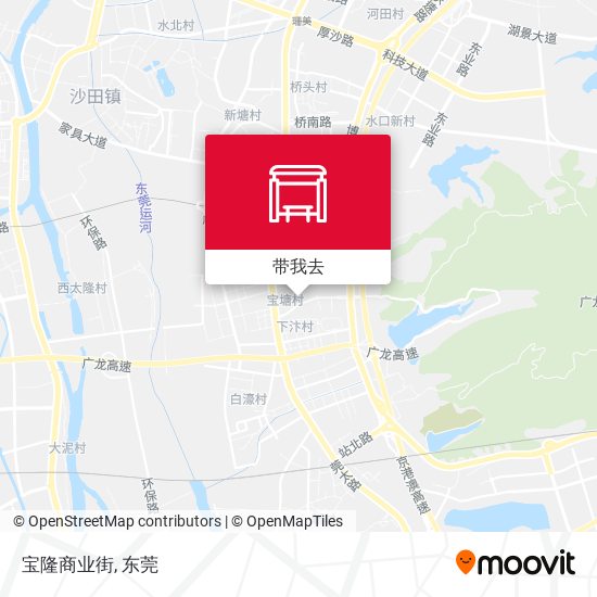 宝隆商业街地图