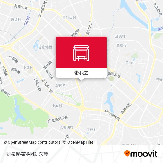龙泉路茶树街地图