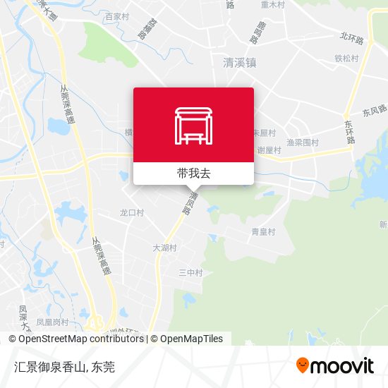 汇景御泉香山地图