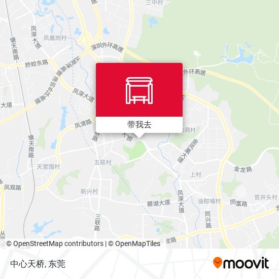 中心天桥地图