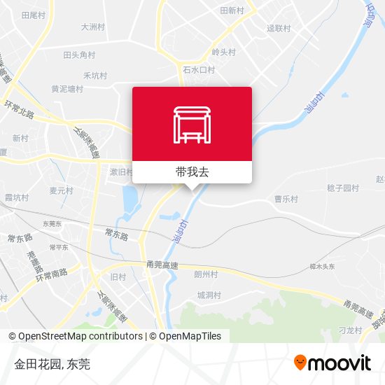 金田花园地图