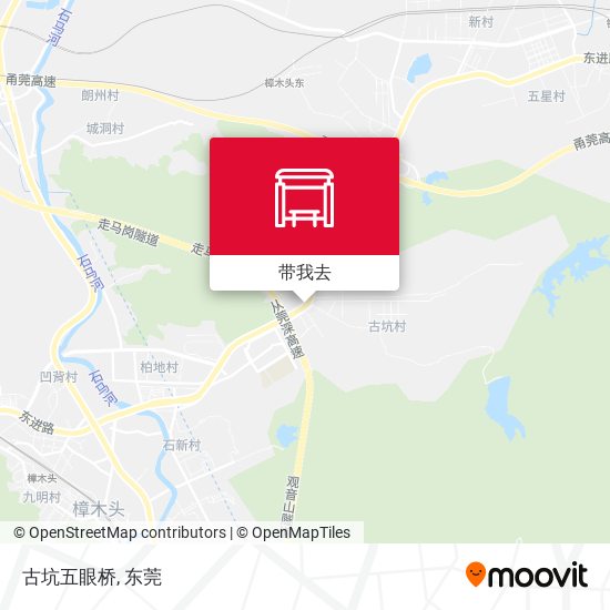 古坑五眼桥地图