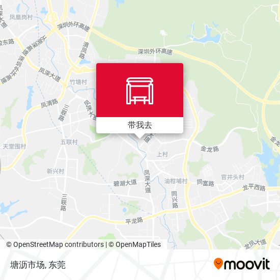 塘沥市场地图