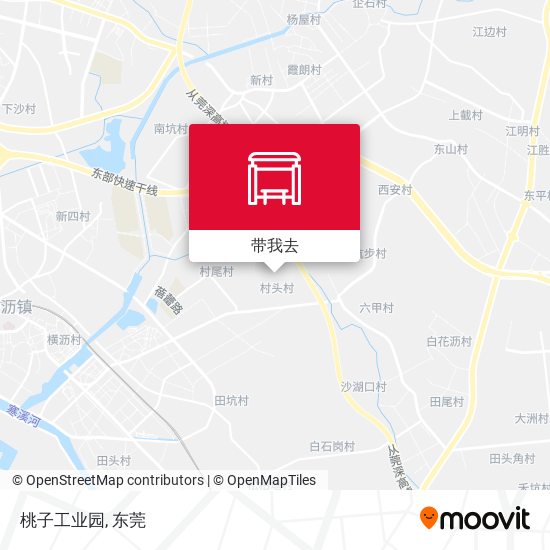 桃子工业园地图