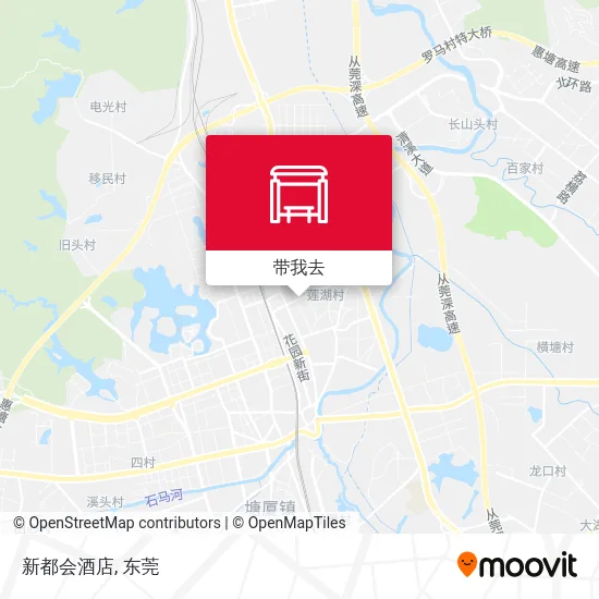 新都会酒店地图