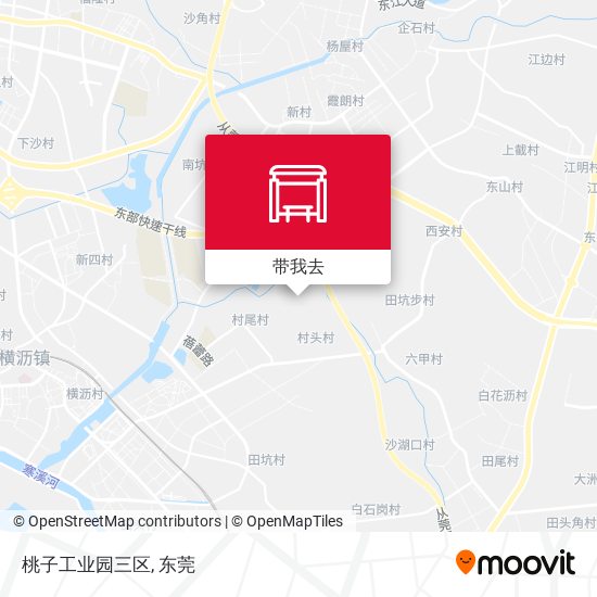 桃子工业园三区地图