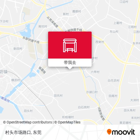 村头市场路口地图