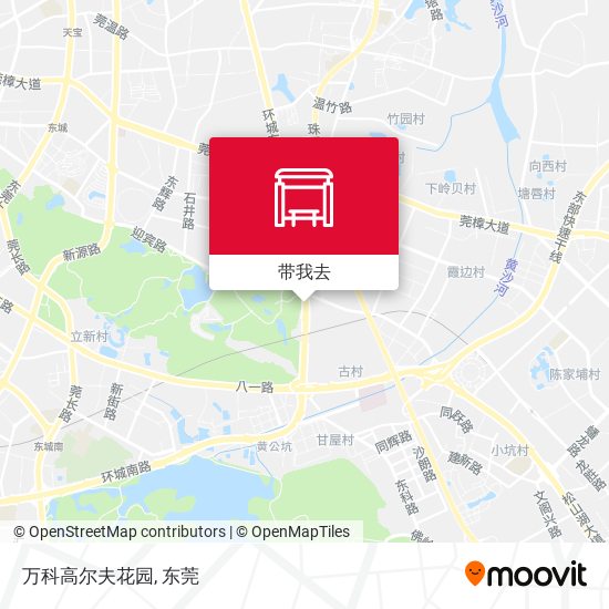 万科高尔夫花园地图