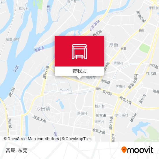 富民地图