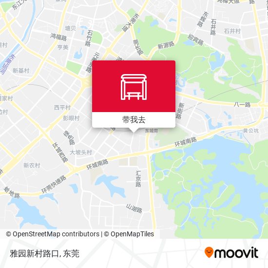 雅园新村路口地图