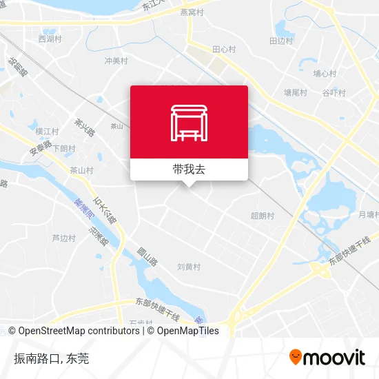 振南路口地图