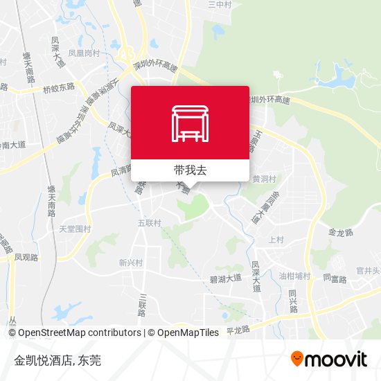 金凯悦酒店地图