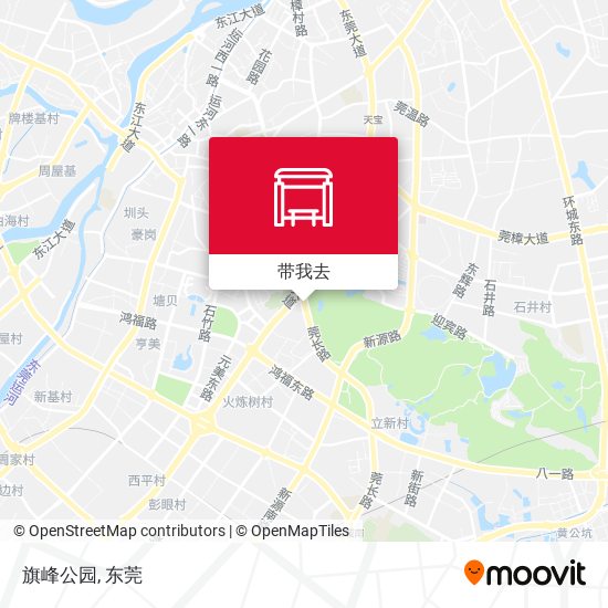 旗峰公园地图