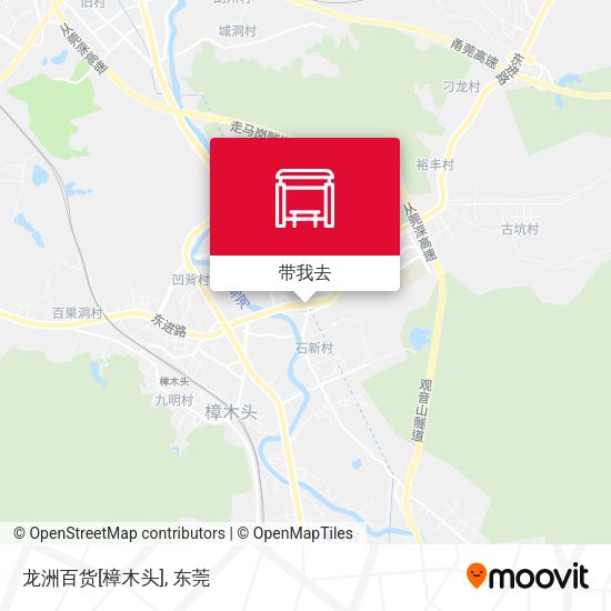 龙洲百货[樟木头]地图