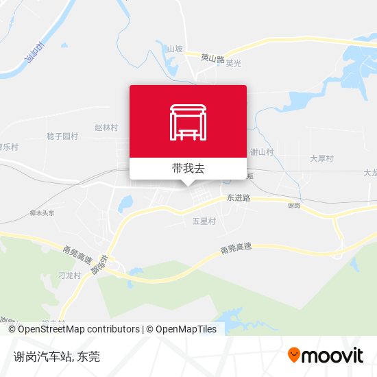 谢岗汽车站地图