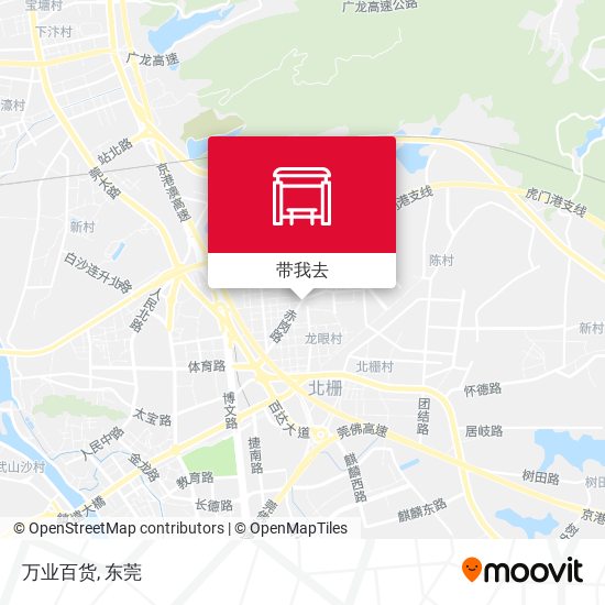万业百货地图