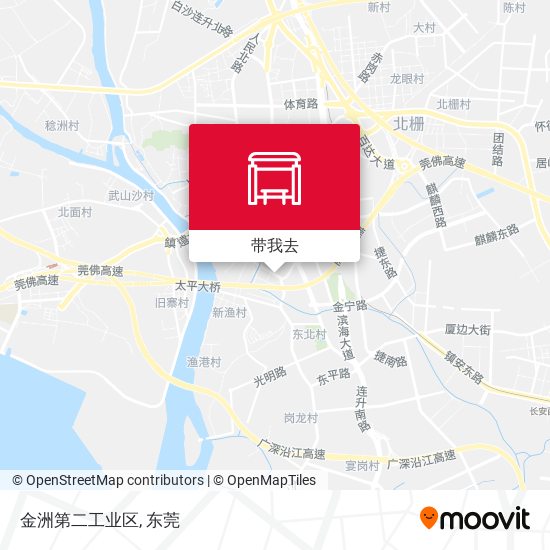 金洲第二工业区地图