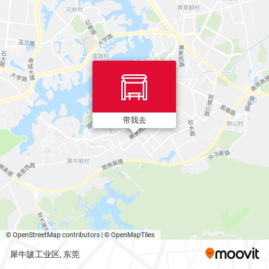 犀牛陂工业区地图