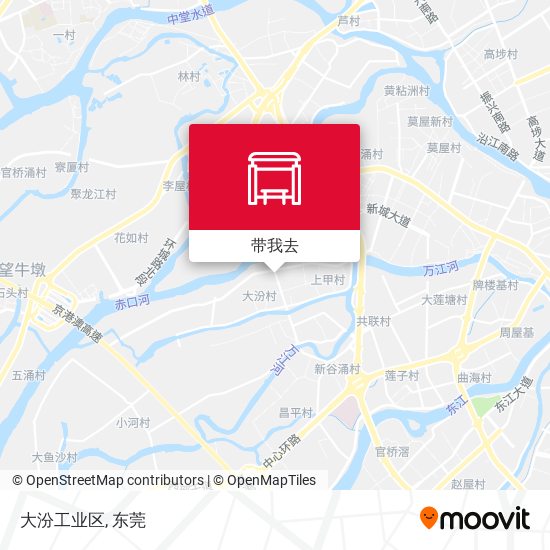 大汾工业区地图