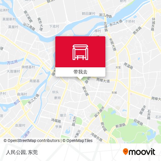 人民公园地图