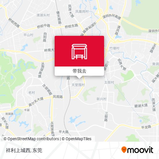 祥利上城西地图
