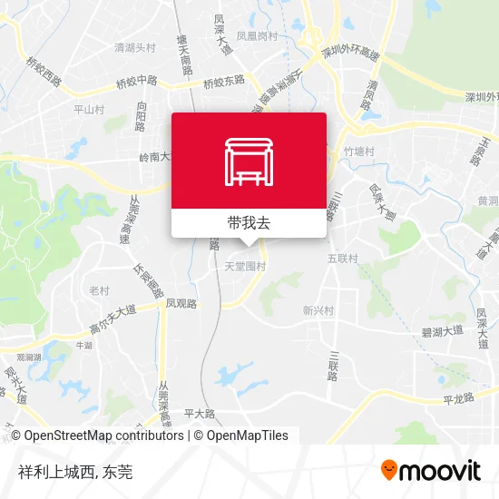 祥利上城西地图