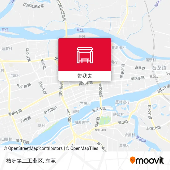 桔洲第二工业区地图