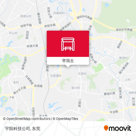 宇阳科技公司地图