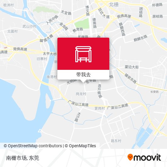 南栅市场地图