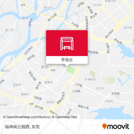 福神岗公园西地图