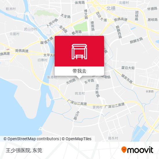 王少强医院地图
