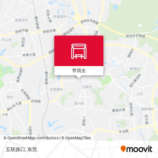 五联路口地图