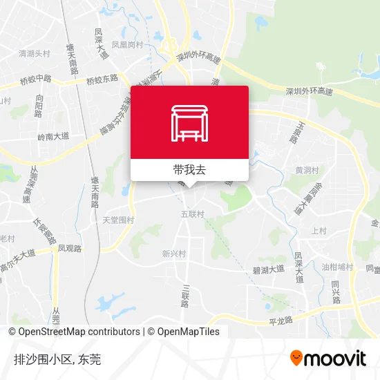 排沙围小区地图