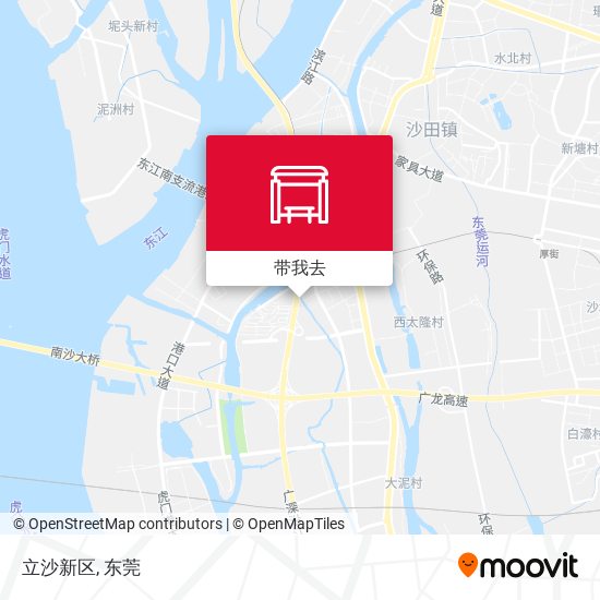 立沙新区地图