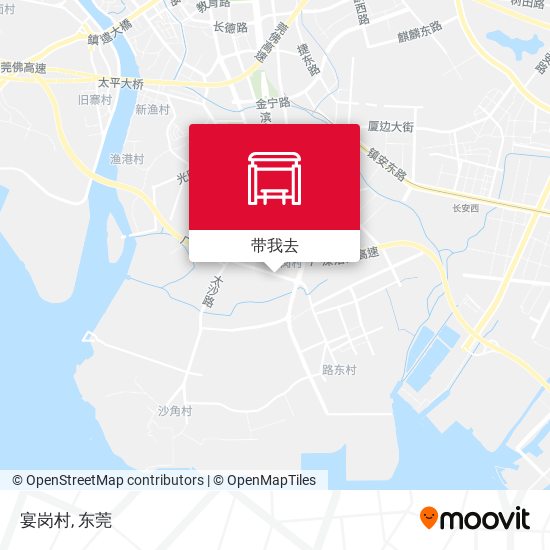 宴岗村地图